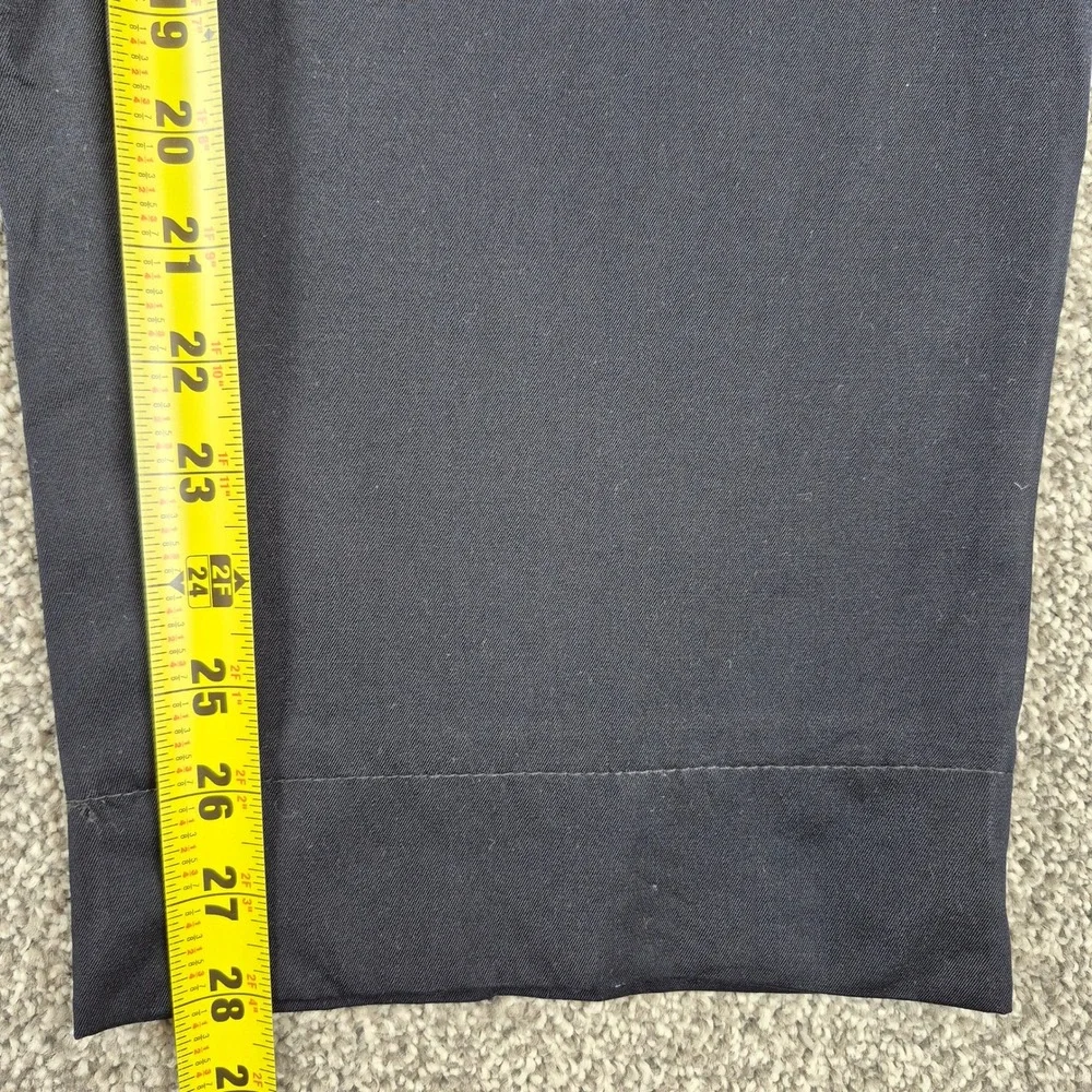 Vintage Banana‎ Republic Pleated Pants Mens 36 Navy Blue Wool Made in Italy